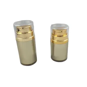 30 ml altın akrilik havasız pompa şişe losyon / emülsiyon / beyazlatma özü likit fondöten cilt bakımı kozmetik pacing