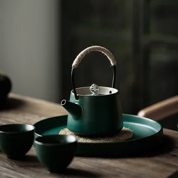 Japon Tarzı Taşınabilir Seyahat Seramik Set Ev Kung Fu Çay Seti Basit Geleneksel Çay Seti Öğleden Sonra Szklanki Ev Eg50cj