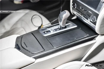 10 adet Yeni Model Macun Tipi Karbon Fiber İç Dashboard Paneli Düzeltir Maserati Quattroporte için Karbon Fiber İç Trim Kiti
