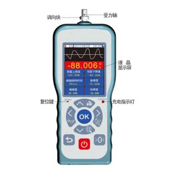 CPR-TX400 N kg lb Mpa el kavrama dinamometre ile ekran Dijital Kuvvet Ölçer
