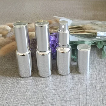 20 ml losyon sıvı dağıtıcı şişe cam losyon pompa şişeleri gümüş kaplama doldurulabilir kozmetik şişeleri toptan