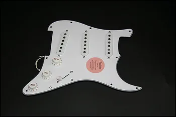 Klasik Beyaz için Uygun VOCFAİTH VF-1 Elektro Gitar Pickup Guard Kurulu Devre Meclisi Komple Set