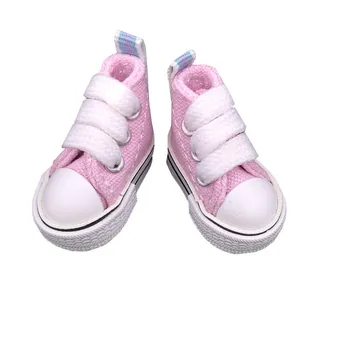 3.5 cm Mini Tilda Ayakkabı İçin 1/8 Blythe BJD Bebek,çeşitli ColorsCanvas Oyuncak Ayakkabı,Sneakers için KPOP EXO bebek aksesuarları 50 pairs