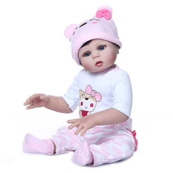 Yenidoğan Gerçekçi Yumuşak Silikon Reborn Bebek Bebekler El Yapımı Toddler Oyuncak Aksesuarları Set Çocuk Doğum Günü Noel Hediyeler