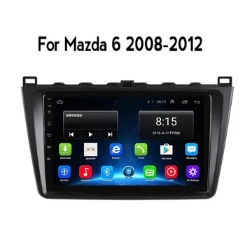 Mazda 6 için 2 GH 2007-2012 Araba Radyo Multimedya Video Oynatıcı Navigasyon GPS Android 11 Hiçbir 2din 2 din dvd