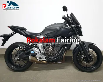 Yamaha MT İçin ABS Laminer Akış-07 2012 2013 2016 2017 MT07 12 17 Siyah Motosiklet Cowlings (Enjeksiyon Kalıplama)