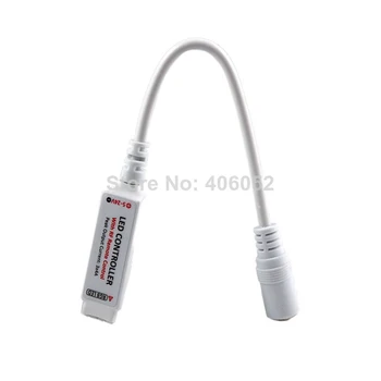 100 adet/grup Mini RF Kablosuz LED Uzaktan Kumanda RGB 5050/3528 LED ışıkları Şeritler İçin DC5-24V 12 V DC 10 Ortak anot PVC