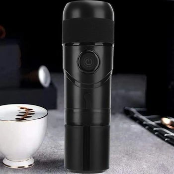 USB kapsül Espresso makinesi taşınabilir kahve makineleri için araba DC12V kahve makinesi / sıcak soğuk su ısıtma / yarı-otomatik