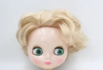 Ücretsiz Kargo büyük indirim RBL-642J DIY Çıplak Blyth doll doğum günü hediye kız için 4 renk ile büyük göz bebek güzel Saç sevimli oyuncak