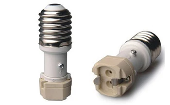 ( SPL-096-L4) E40-G12 Adaptör Dönüştürücü Genişletilmiş lamba adaptörü E40~G12 dönüştürücü Yangına dayanıklı PBT Yeni 100 adet