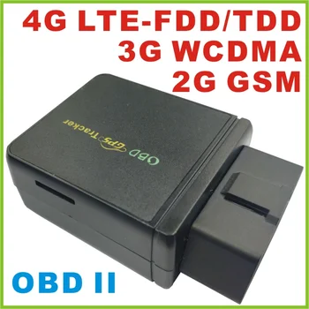 2G 3G 4G GPS Tracker ile OBD 2 CAN BUS okuma ve OBD güç kaynağı ve hiçbir kurulum Tak & Çalıştır gitmek takip