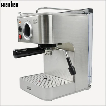 Xeoleo Espresso kahve makinesi Otomatik Kahve makinesi Paslanmaz çelik Espresso Kahve Pompası basınçlı Kahve makinesi 19Bar / 1.6 L / 920 W