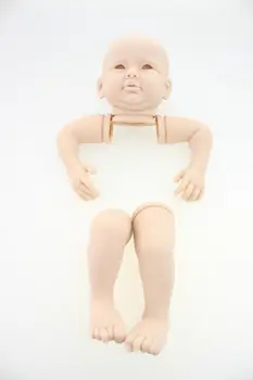 55 cm can DIY reborn kitleri toptan yumuşak vinil vücut Boyasız Yeniden Doğmuş bebek Kitleri Sanatçı El Yapımı Kalıp Aksesuarları DIY
