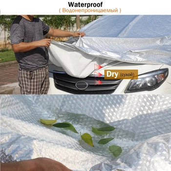 Cawanerl Pamuk Araba Kapak Su Geçirmez Güneş Gölge Kar Dolu Yağmur Dayanıklı Kalınlaşmak Oto Kapak Için Acura CL ILX Integra Legend MDX