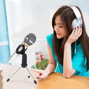 2021 Yeni Mini Mikrofon Standı Mikrofonlar Tripodlar Tutucu Masaüstü Masa Ayarlanabilir Mikrofonlar standları Braketi