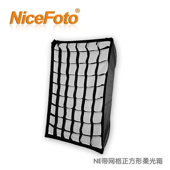 NiceFoto stüdyo flaş softbox ekonomik tip örgü kare softbox ne08-60x60cm