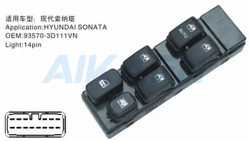 Hyundai sonata Için sürücü Yan Pencere Kontrol Anahtarı Pencere Anahtarı Kapı 93570-3D111 93570-3D111 VN