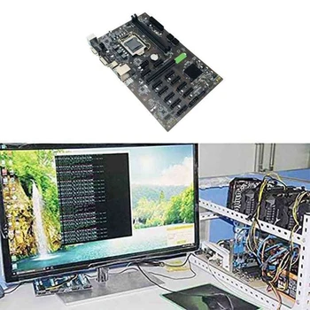 B250 BTC Madencilik Anakart USB3. 0 LGA1151 ile SATA Kablosu + Anahtarı Kablosu + G3900 CPU + Soğutma Fanı + DDR4 8 GB 2666 MHZ RAM