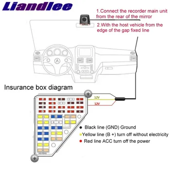 Liandlee Toyota Highlander Kluger Için XU20 XU40 XU50 2000 ~ 2018 Araba Yol Kayıt WiFi DVR Dash Kamera Sürüş Video Kaydedici