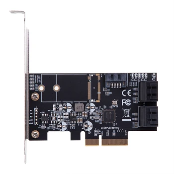 QINDIAN Kartlar Eklemek PCI-E SATA Adaptörü 4X 8X 16X PCIE SATA Kartı PCI Express SATA 3.0 5-Port SATAIII 6 Gbps Genişleme Kartı YENİ