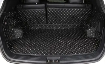 Land Rover Range Rover için Velar 2017 2018 2019 2020 2021 Tam Arka Bagaj Tepsi Liner Kargo Mat Zemin Koruyucu Ayak Pedi Paspaslar