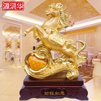 Kaynak Honghua gelecek arzulu at süsler reçine el sanatları hediyeler süsler toptan doğrudan iş girişim hediye