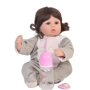 Bebes Reborn Bebekler de Silikon Kız yumuşak Vücut 43 cm fil bb oyuncak bebekler bebes reborn boneca çocuk En Iyi Hediyeler oyuncaklar