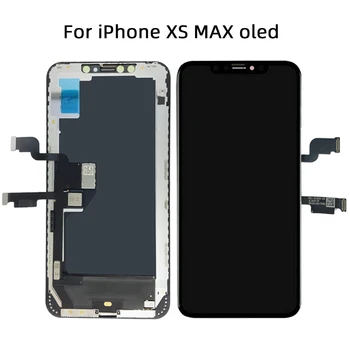 AAA + + + OLED Için iPhone X XR XS Max lcd ekran Ekran Değiştirme Için iPhone 11 Pro Max Ile 3D Dokunmatik Meclisi Gerçek ToneWithout
