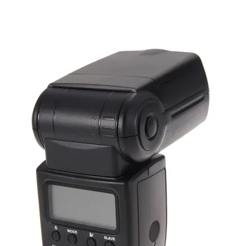 JY-680A flaş ışığı evrensel LCD flaş Speedlight Canon Nikon Pentax Olympus kameralar için dijital kamera için