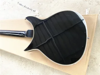 Yüksek kaliteli 325 -- 6 dize elektrik gitar siyah vernik gül ahşap klavye R gitar köprü özelleştirilebilir