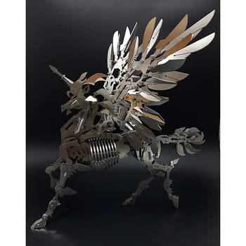21. 5x20x26 CM DIY Paslanmaz Çelik Metal Bulmaca Model seti 3D Montaj El Sanatları Kişisel Koleksiyon Hediye