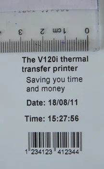 Termal üst baskı için balmumu / reçine tipi tto termal transter şerit