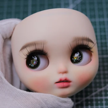 Dıy için Blyth Doll Yüz Plakası sizin blyth makyaj Dahil Arka Plaka özelleştirme bebek Çıplak blyth beyaz cilt 11.20.47