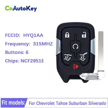 CN014067 Akıllı Uzaktan Araba Anahtarı Anahtarsız Fob Için Chevrolet Tahoe Suburban Silverado 4-Kapı Programı FCC ID HYQ1AA PN 13584512