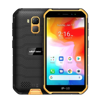 Ulefone Zırh X7 Android 10 Sağlam Smartphone IP68 Su Geçirmez Telefon 2 GB 16 GB NFC 4G LTE Küresel Telefonos Moviles Smartphone
