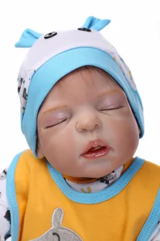 22 inç 55 cm Tam silikon Vinil yenidoğan Yürüyor Bebekler Bebekler bebek bebek çocuk reborn doğum günü hediyesi Mevcut Çocuk Oyun Evi Oyuncak