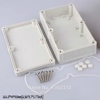 5 adet/grup 161.5*94*45mm plastik muhafaza için elektronik IP68 su geçirmez ABS proje kutusu DIY dağıtım kutusu kontrol kutusu