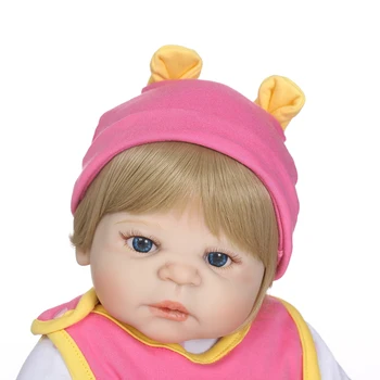 55 cm Tahsil bebek Tam Vücut Vinil Silikon Reborn Yürümeye Başlayan Prenses gerçekçi Gerçekçi npk bebek yıkanmak çocuk oyuncakları doğum günü oyuncak