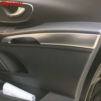 Bbincar İç Kapı Kol Dayanağı Paneli Trim Şerit Krom Plaka Kol Dayama Mercedes-Benz VİTO 2016 Için ABS Aksesuarları 2 adet Kapakları