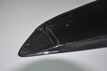 Için-Chevrolet-Camaro 2016 2017 Gerçek Karbon Fiber Eklemek Tarzı Yan Pencere Çeyrek Scoop Panjurları-2 parça