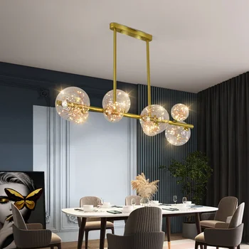 Iskandinav Altın Siyah LED Avize Oturma Odası Yemek Mutfak Modern Top Tavan asılı Lamba Salonu Çatı Ev aydınlatma armatürleri