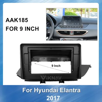Hyundai Elantra 2017 İçin 2 DİN Radyo Fasya Stereo Ses Paneli Montaj Kurulum Dash Kiti Çerçeve Adaptörü Radyo Stereo DVD
