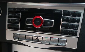 1 adet Benz E class Için-2016 yıl E200/260 / 300 Merkezi kontrol klima anahtar kurulu dekoratif sıva CD paneli trim