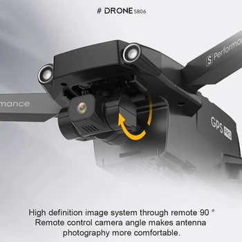 2021 GPS Drone K009 Fırçasız Katlanabilir Profesyonel Uzaktan Kumanda Uçak HD Kamera 3-Axis Gimbal Anti-shake Hava Quadcopter