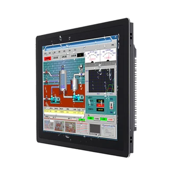 12.1 inç Gömülü Endüstriyel Mini Tablet PC kapasitif dokunmatik all-in-one CNC bilgisayar için uygun Win 10 Pro Celeron J1800
