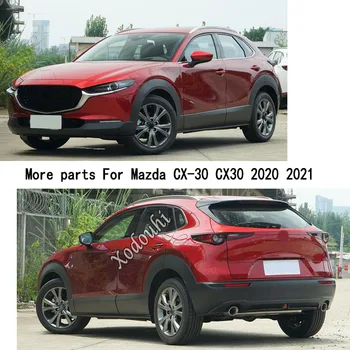 Araba Iç Kapı Koruyucu Styling Kapak Anti-Tekme Kurulu Sticker Trim Dekorasyon Garnitür Için 4 adet Mazda CX-30 CX30 2020 2021