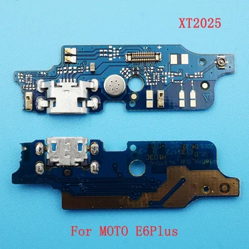 50 adet Mikro USB Flex Kablo Için MOTO E6 / XT2005 E6plus / XT2025 E6play USB Bağlantı Noktası Şarj Dock Tak Bağlayıcı Yedek Mic Kurulu