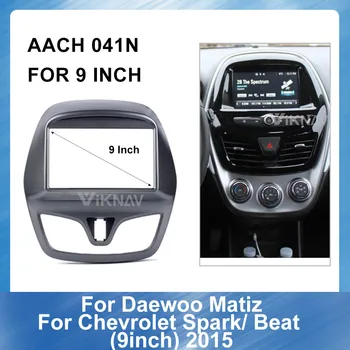 Araba Radyo Fasya Çerçeve Dash Paneli için Chevrolet Spark Yendi Daewoo Matiz Stereo Paneli Dash Dağı Trim Kurulum Kiti Çerçeve