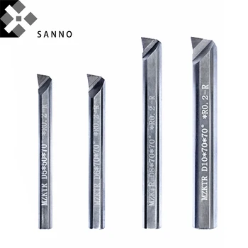 CBN Sıkıcı kesici aletler yüksek sertlik PCBN iç mikro sıkıcı kesici alaşımlı çelik diğer sert metal malzeme için