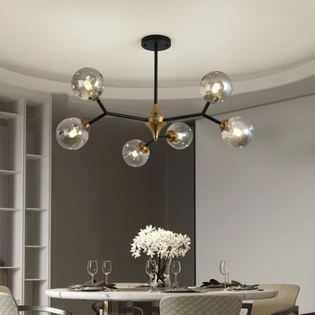 Oturma odası lamba avize ev high-end basit modern tasarımcı far restoran yatak odası ışık lüks İskandinav lambaları 1915#